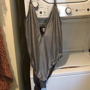 Shimmery body suit